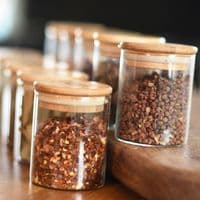 Glass Storage Jars - Spice Set